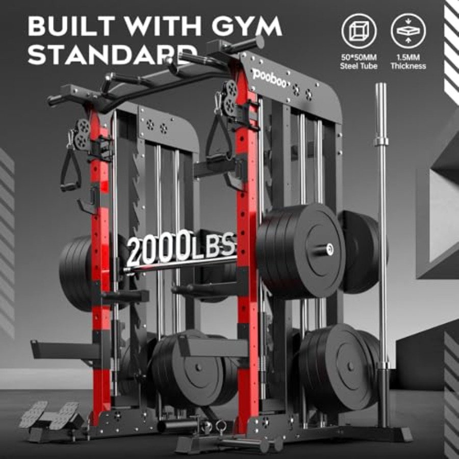 Home Gym Power Cage 2000LB Squ - Home Gym Pulley System ulasan dan harga