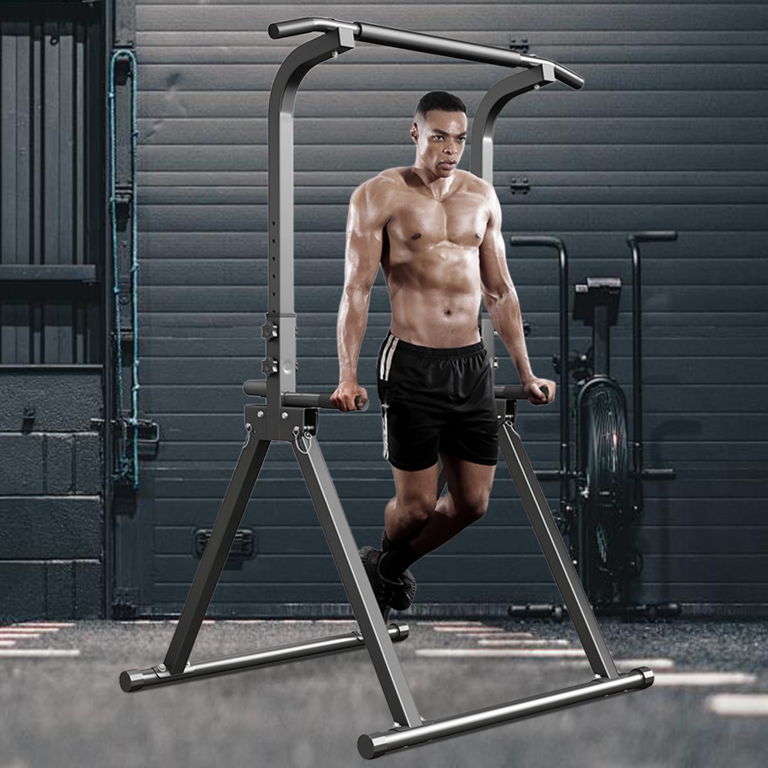 Foldable Pull Up Bar Stand, Mu - Home Gym Multi Station ulasan dan harga
