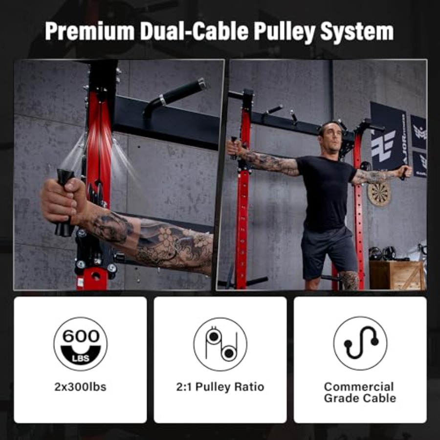 Home gym strength training: he - Home Gym Pulley System ulasan dan harga